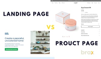 Landing Page vs. Product Page: Where to Best Send Your Customers