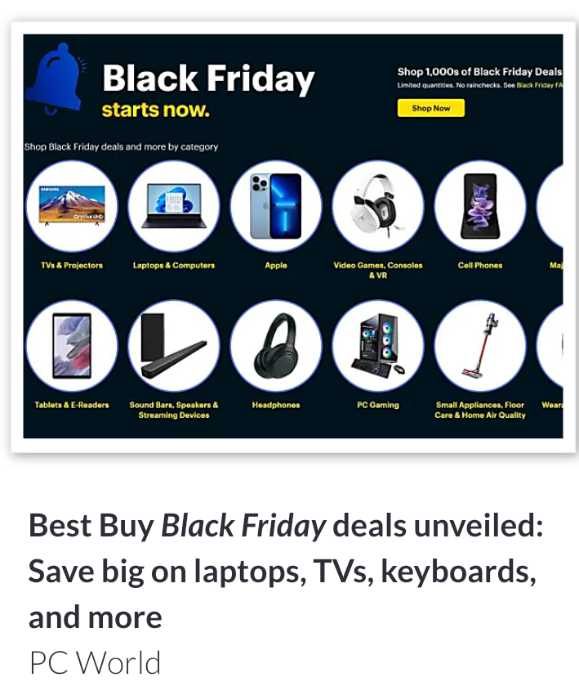 Best Buy Black Friday deals unveiled: Save big on laptops, TVs, keyboards,  and more